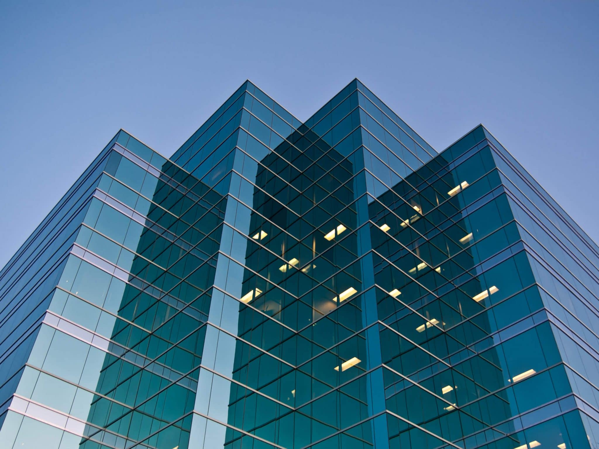 Picture of glass office building