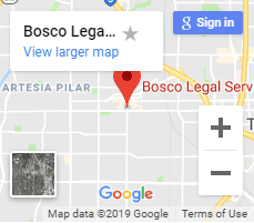 Map of Bosco Legal Services, Inc. Santa Ana office location