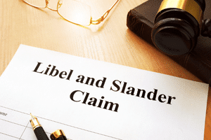 Image of libel and slander claim - Learn about cyber libel, defamation, and slander from Bosco Legal.